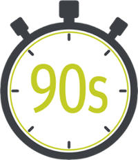 A Small Stopwatch Featuring 90 Seconds