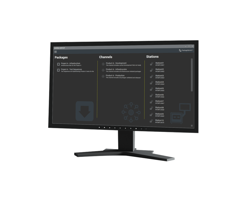 AvernaDeploy Screen