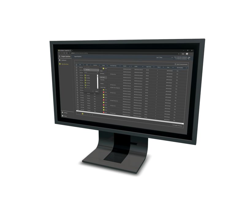 Monitor with Proligent QuickView Screen Filters