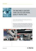WHITE PAPER: The Machine Is Quicker Than the Eye for Quality Inspection