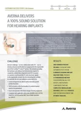 Cover of Success Story for Cochlear Hearing Implants