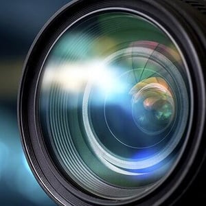 Close-up of Camera Lens