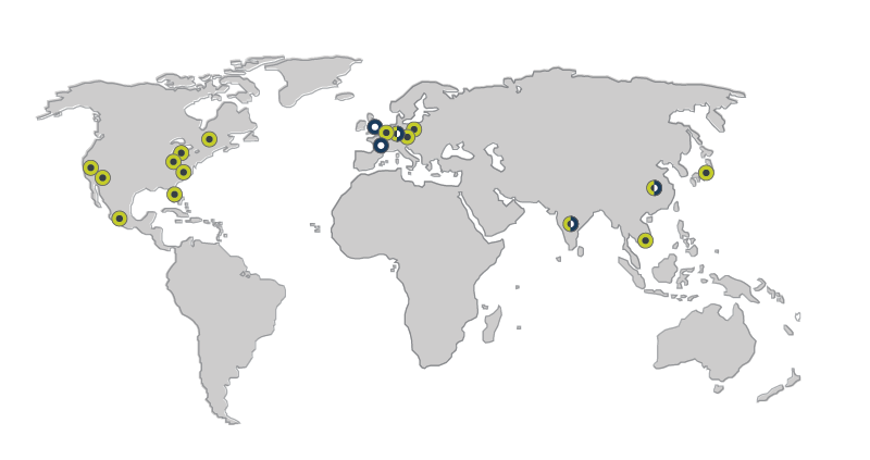 Map with Averna and Spherea Locations