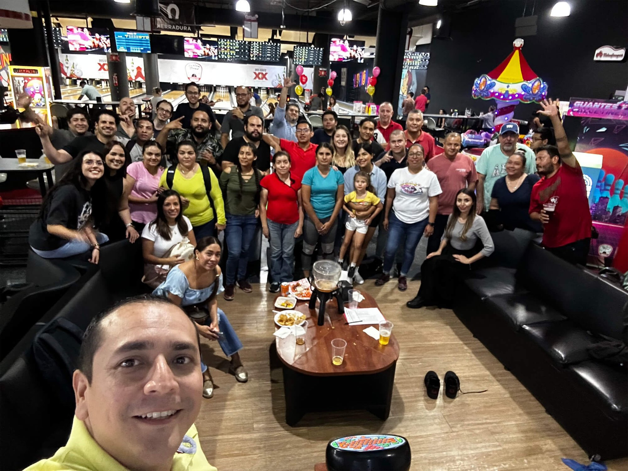 Bowling in the Mexico Office