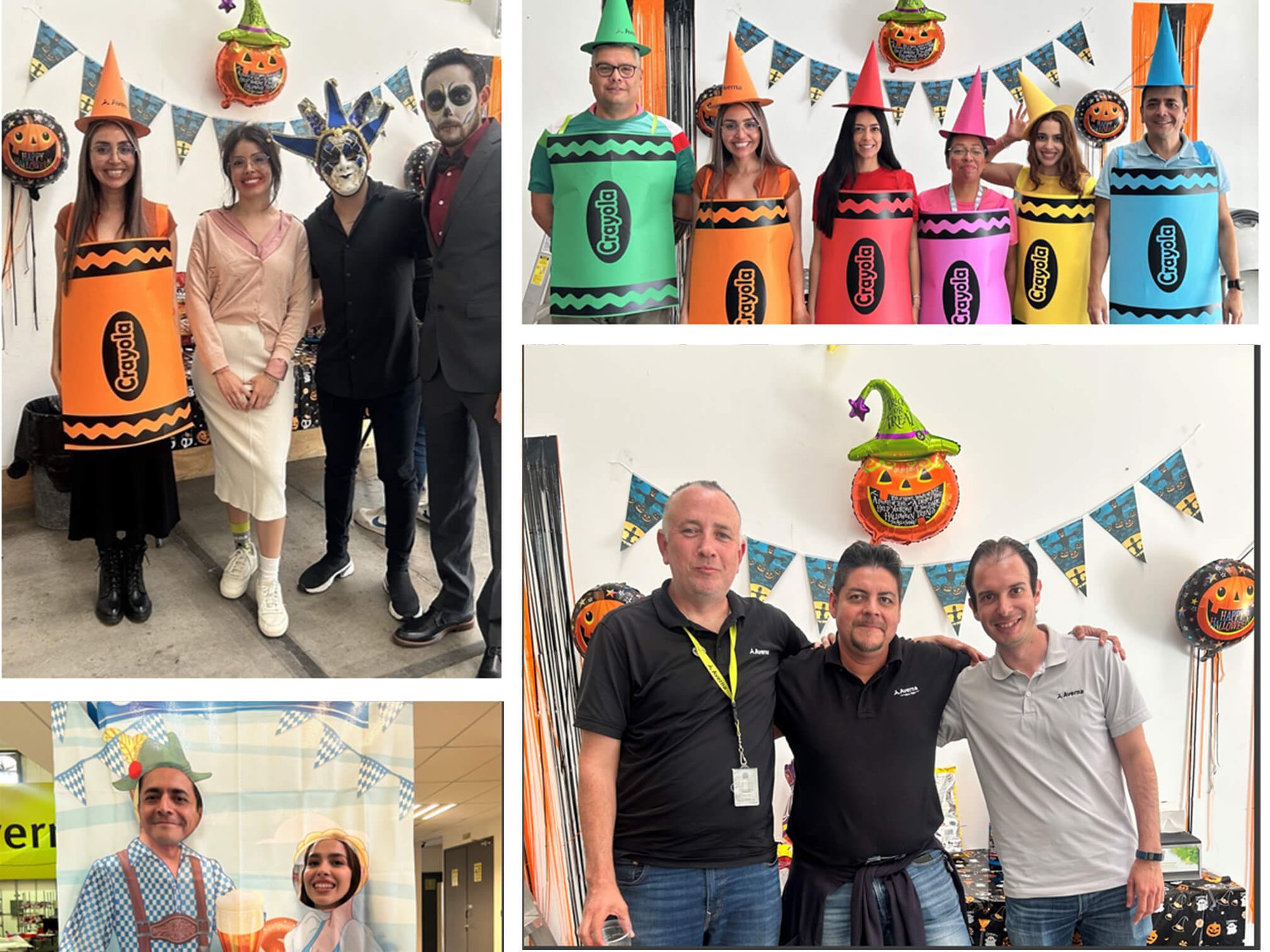 Halloween in the mexican Office