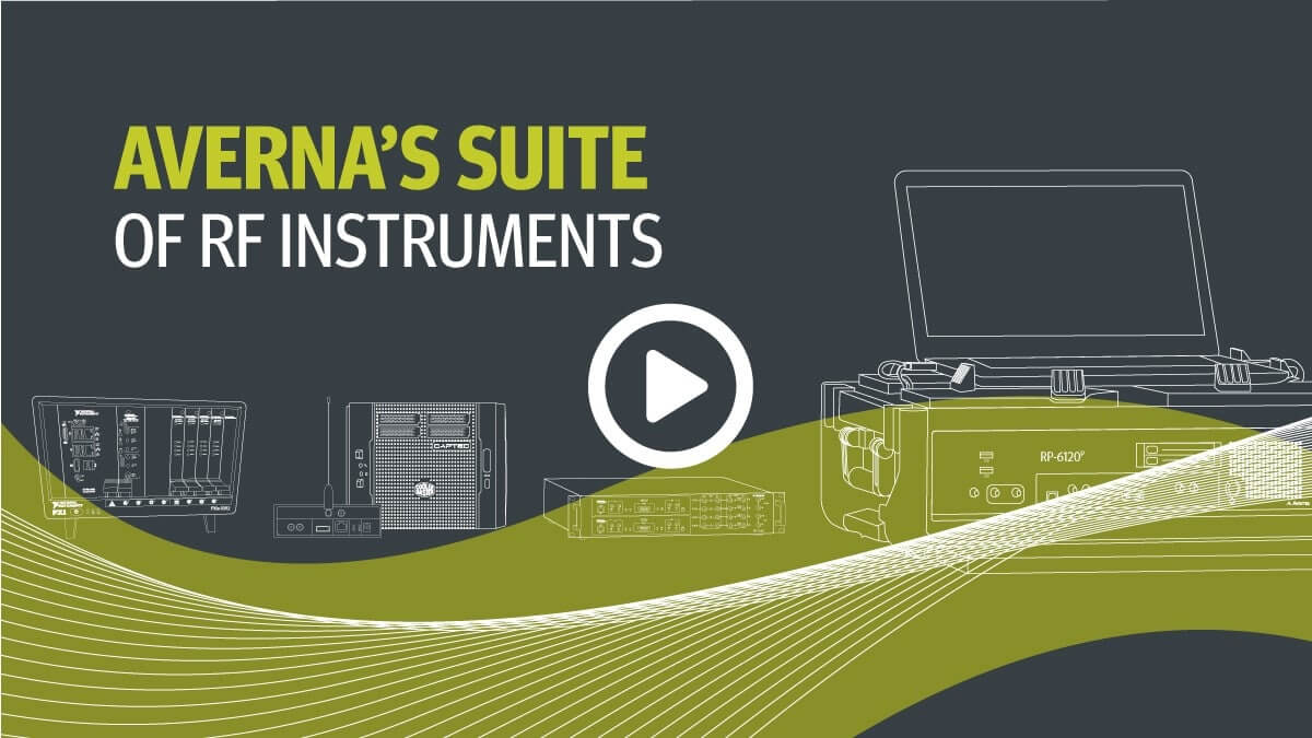 Cover of the video for Averna's Suite of RF Instruments