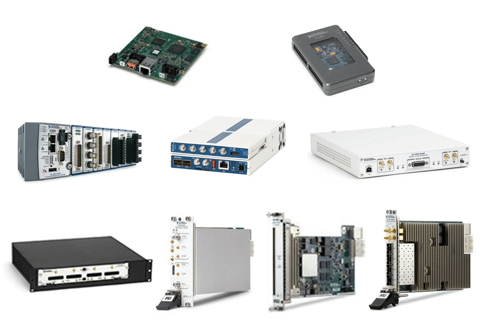 NI-Ausstattung inklusive FPGAs, PXI, Controllern und mehr