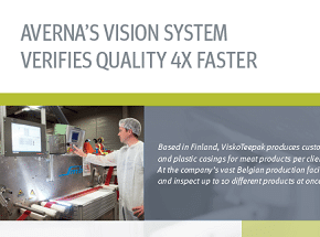 Cover of case study for machine vision project for the food and beverage industry.