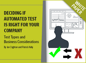 Cover - Deciding if Automated Test is Right for Your Company White Paper