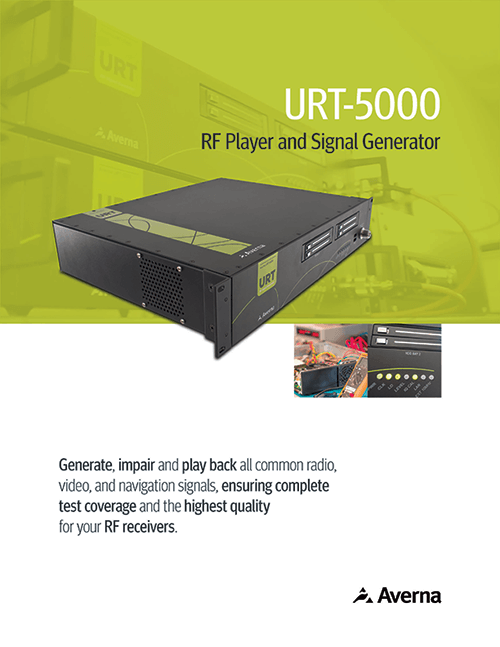 URT-5000 RF-Player und -Signalgenerator