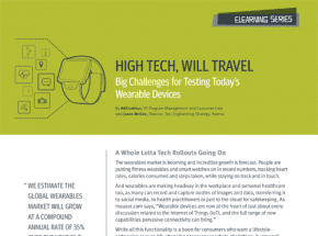High Tech, Will Travel: Big Challenges for Testing Today’s Wearable Devices