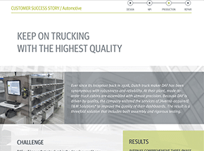 Assembly & Verification Solution Ensures the Highest Quality
