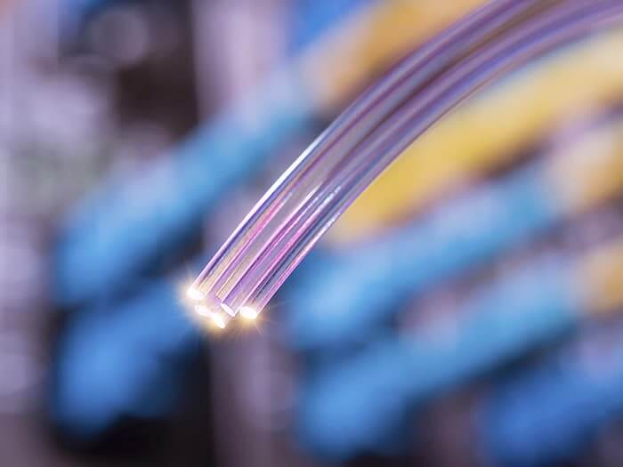 Artistic photo of Fiber Optics wires