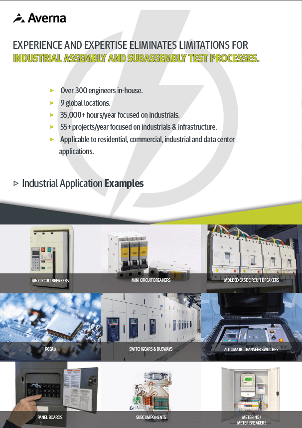 cover - brochure Industrials expertise