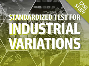 cover of a case study about standardized test for industrial variations