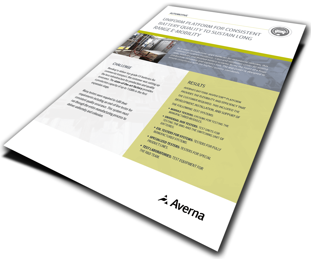 Cover - Uniform Platform for Consistent Battery Quality to Sustain Long Range E-Mobility