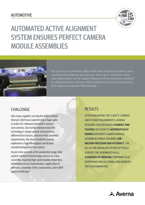 cover of Case Study for Active Alignment
