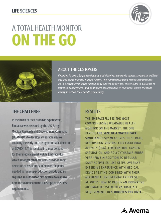 Cover for Total Health Monitor on the go Case Study