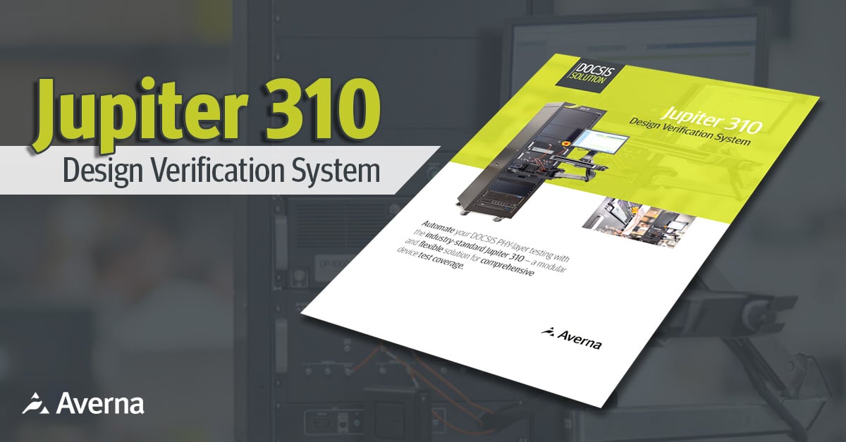 Broshure - Jupiter 310 Design Verification System
