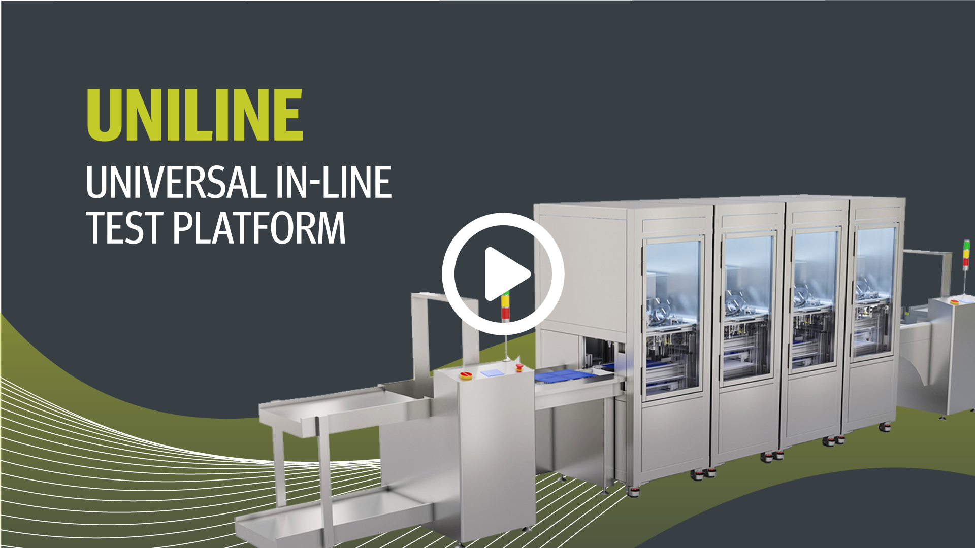 Cover of the video for UniLine, the Universal In-Line Tester
