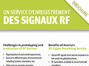 brochure: service d'enregistrement des signaux RF
