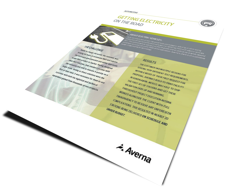 Cover of brochure about getting electricity on the road
